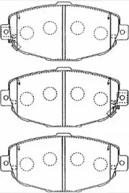 Комплект тормозных колодок AISIN A1N054